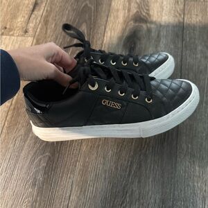Women's Black Guess Sneakers size 8